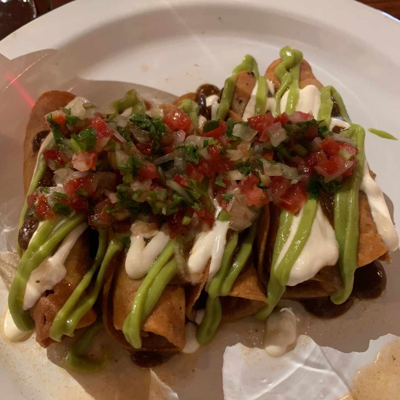 Flautas de Pollo al Carbón (5u)