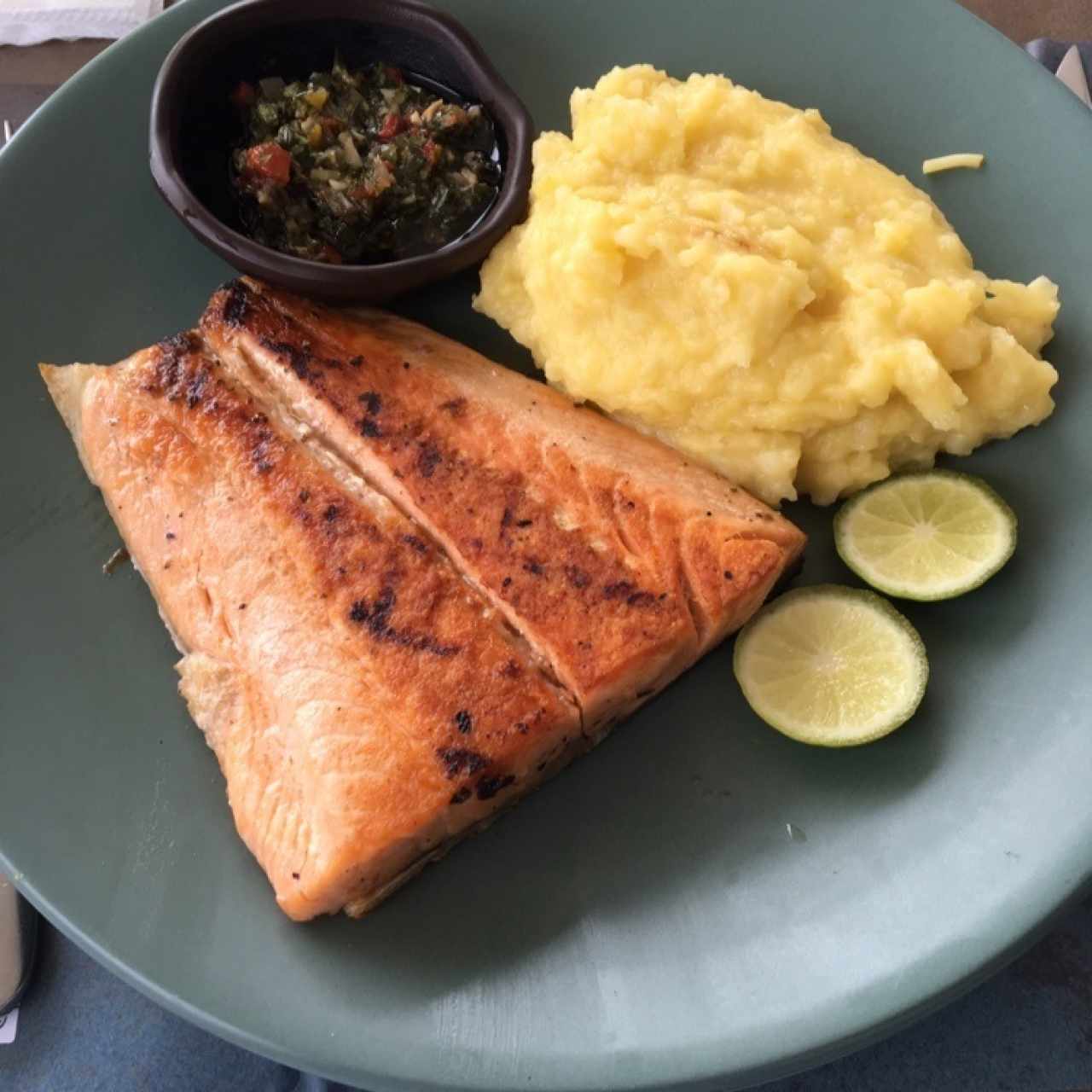 Salmon a la parrilla