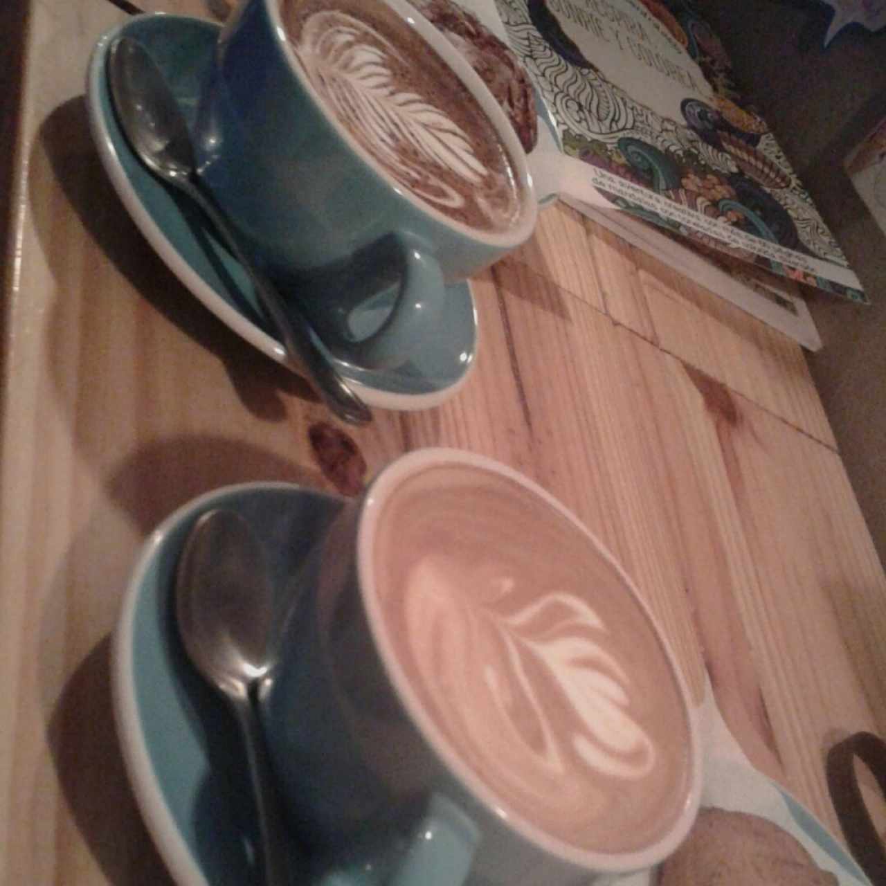 cappuccino y mocaccino