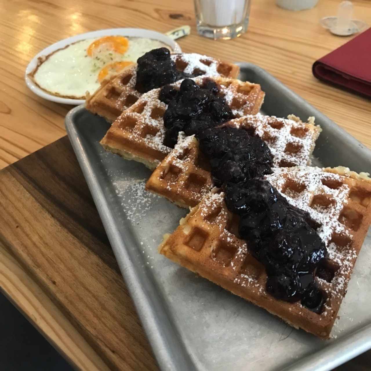 waffles blueberry