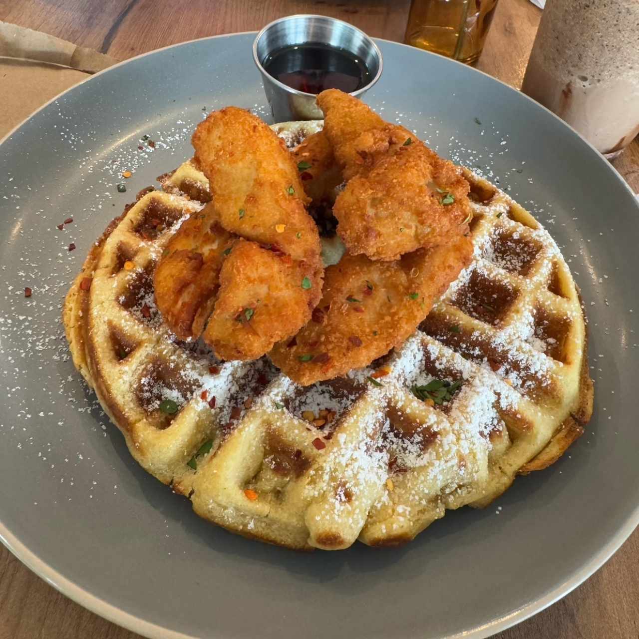 Chicken waffle