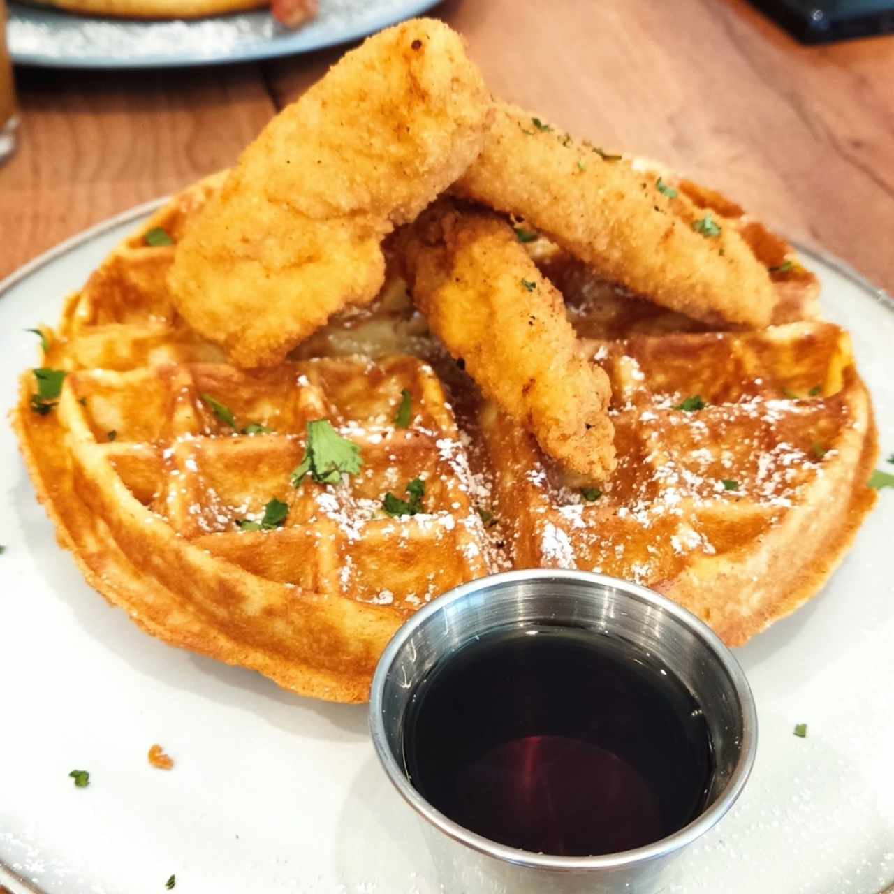 Chicken waffle