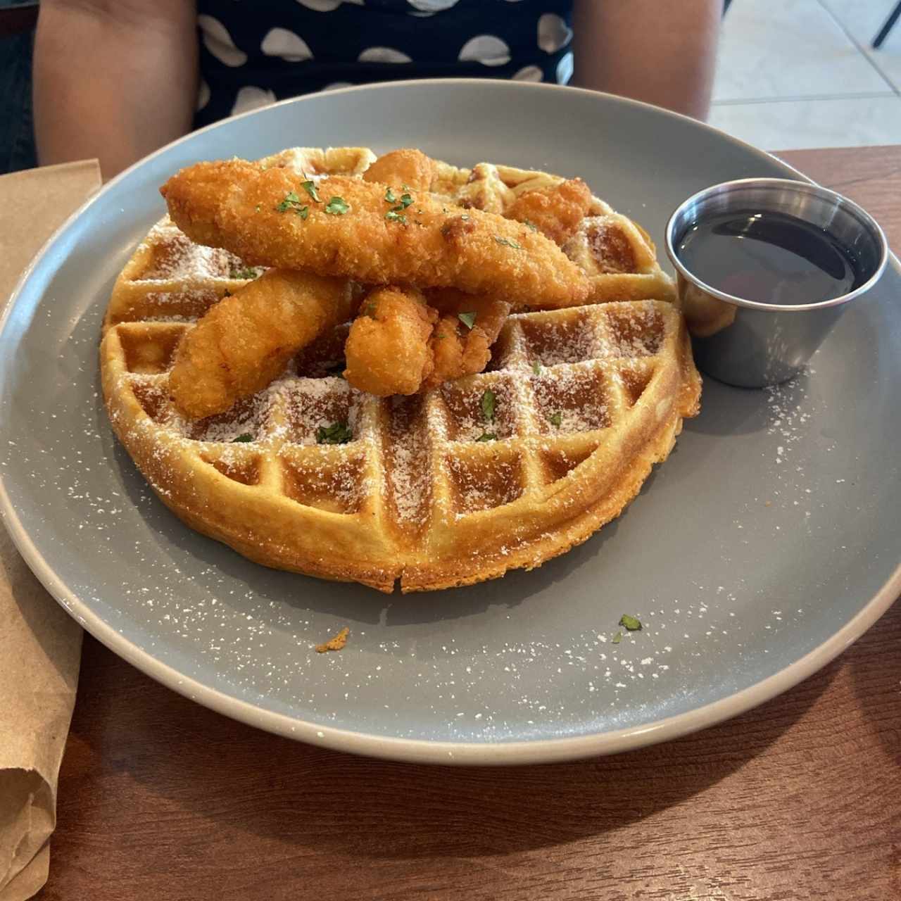 Chicken waffle