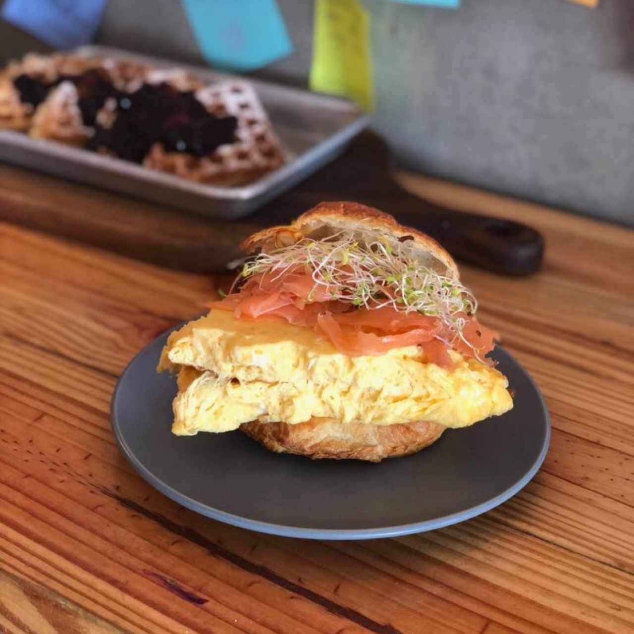 Bagel de salmon