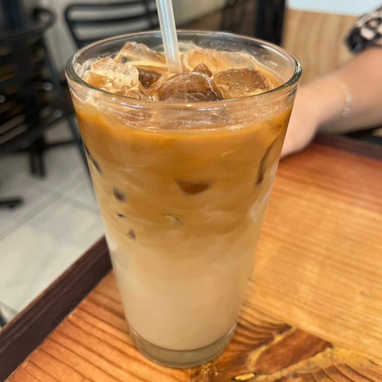 Iced latte de vainilla