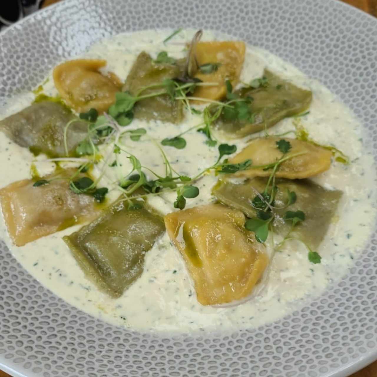 Duo de raviolis 