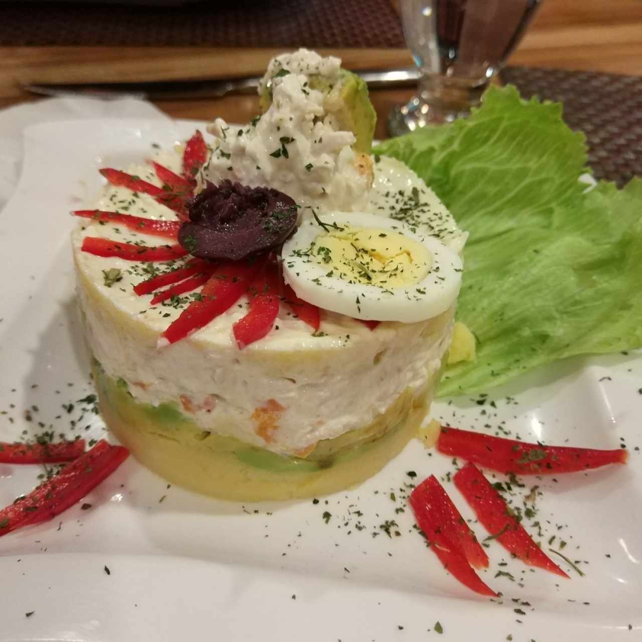 Causa Limeña De Pollo