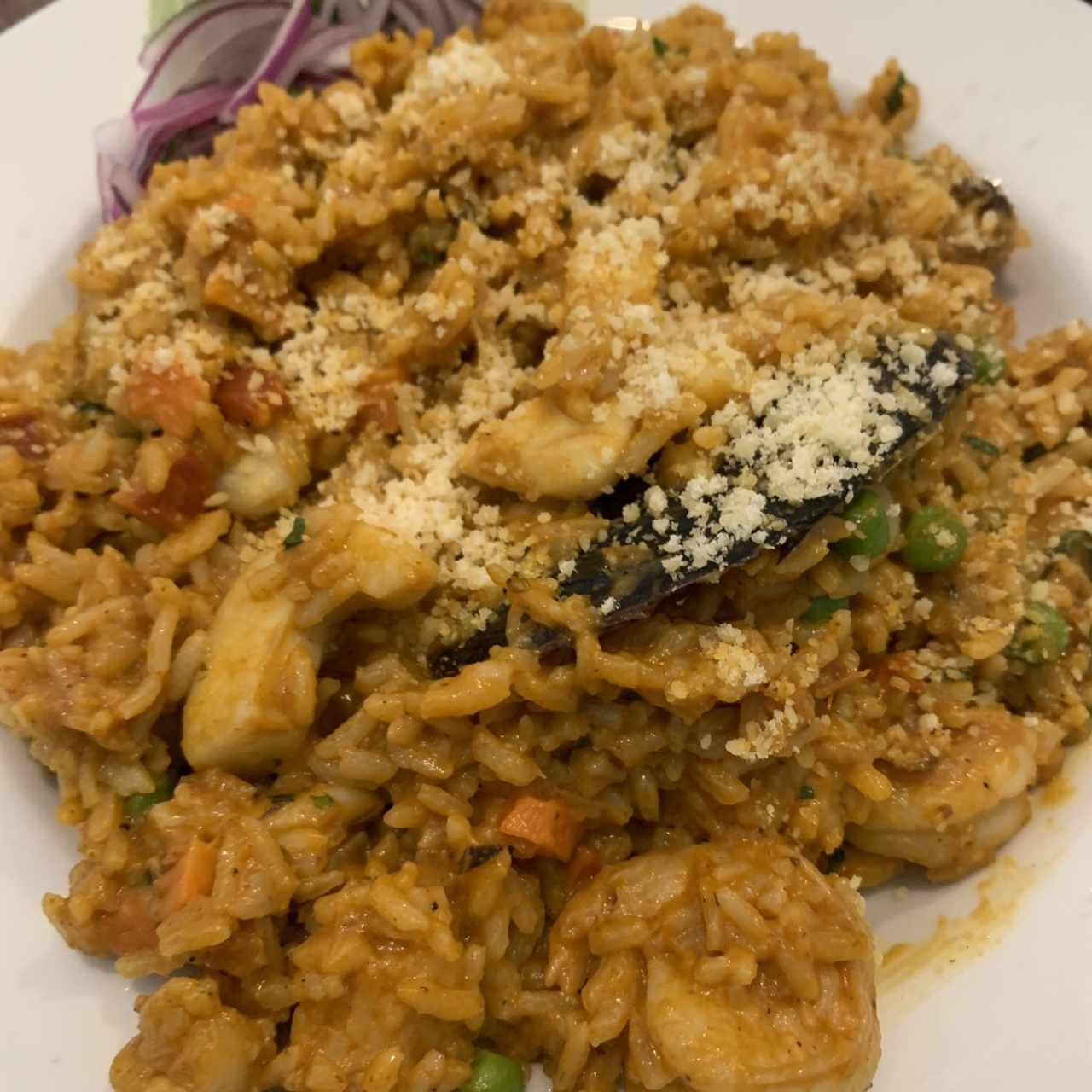 Arroz con Camarones