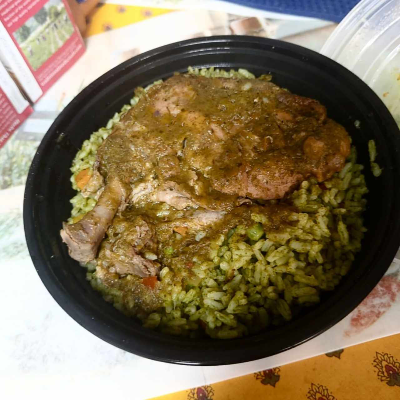 Arroz Verde con Pollo