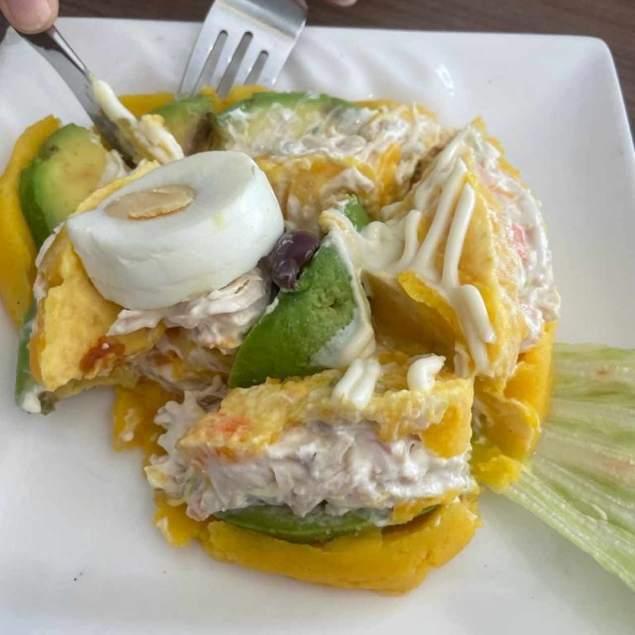 Causa Limeña de Pollo