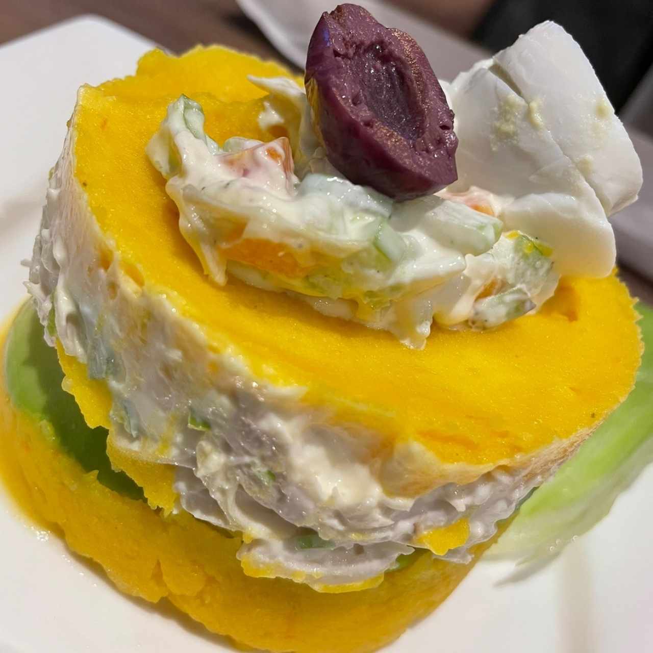 Causa Limeña de Pollo