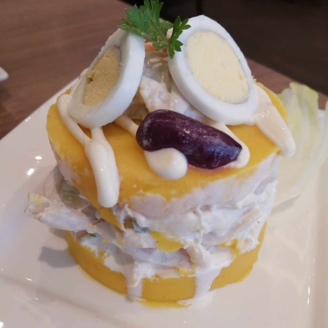 Causa Limeña de Pollo