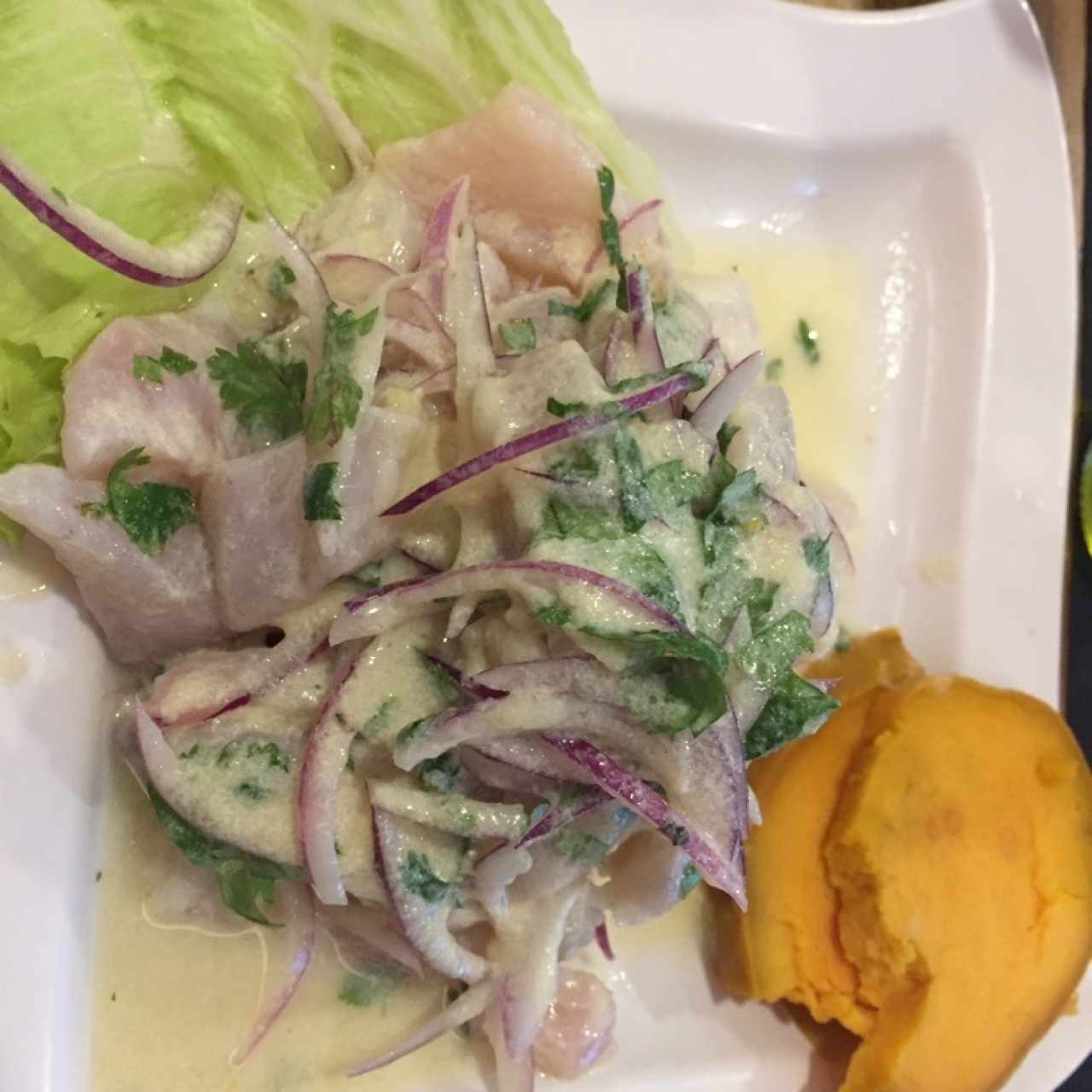 ceviche de corvina