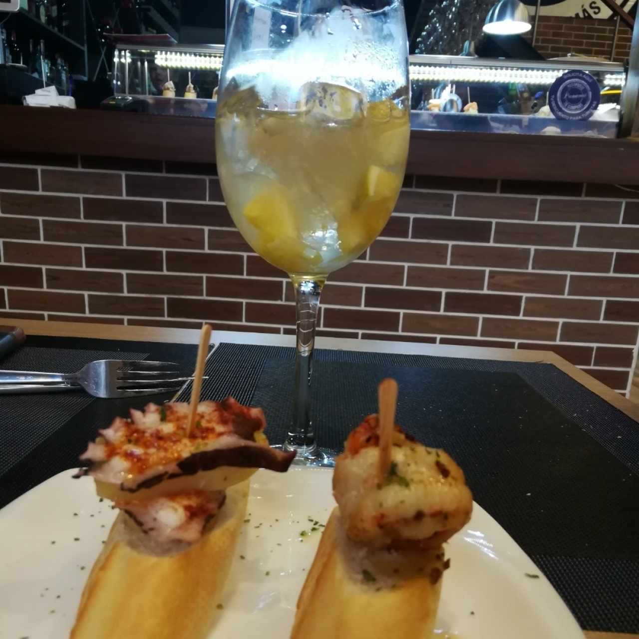 Tapas especiales de Camarones