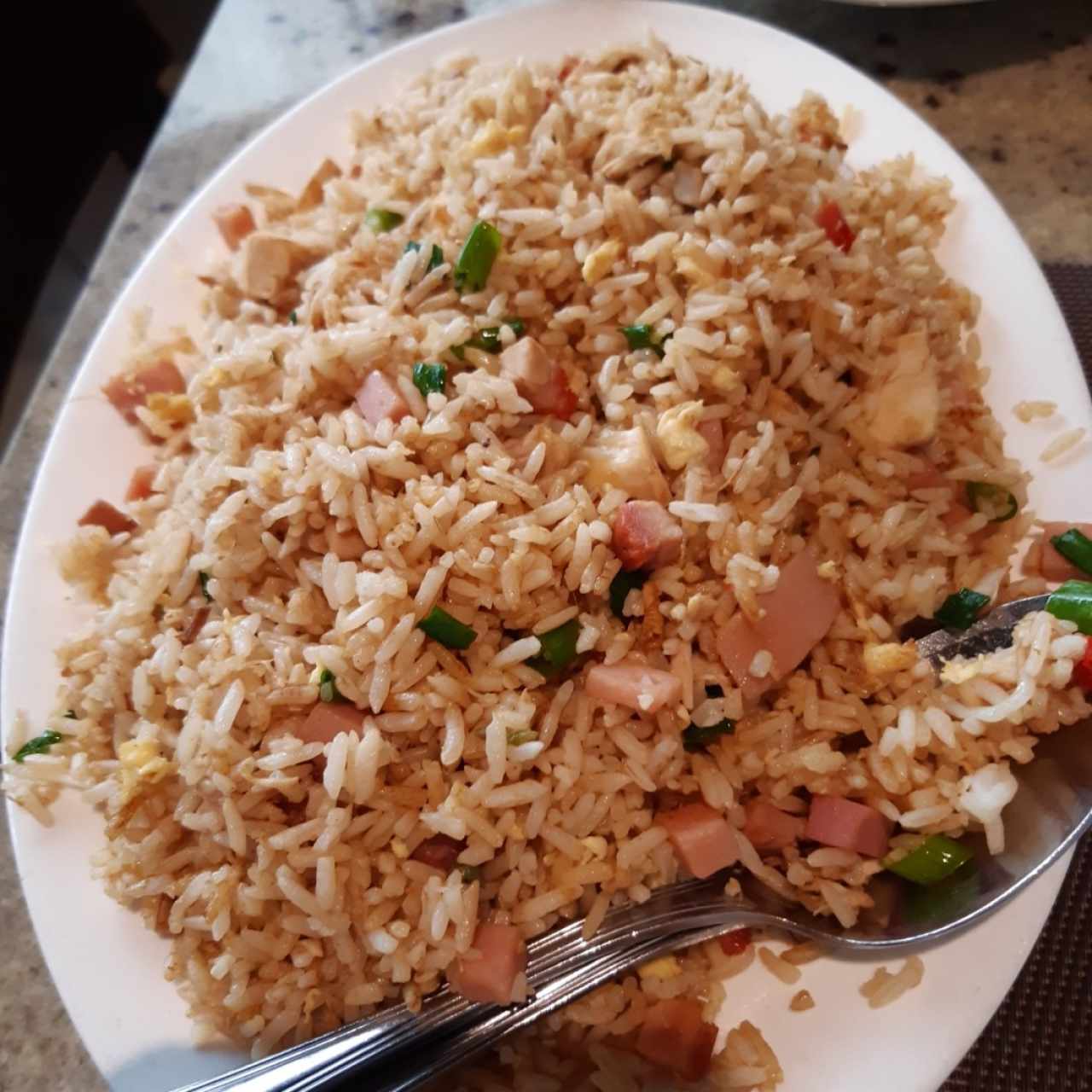 arroz frito combinación 