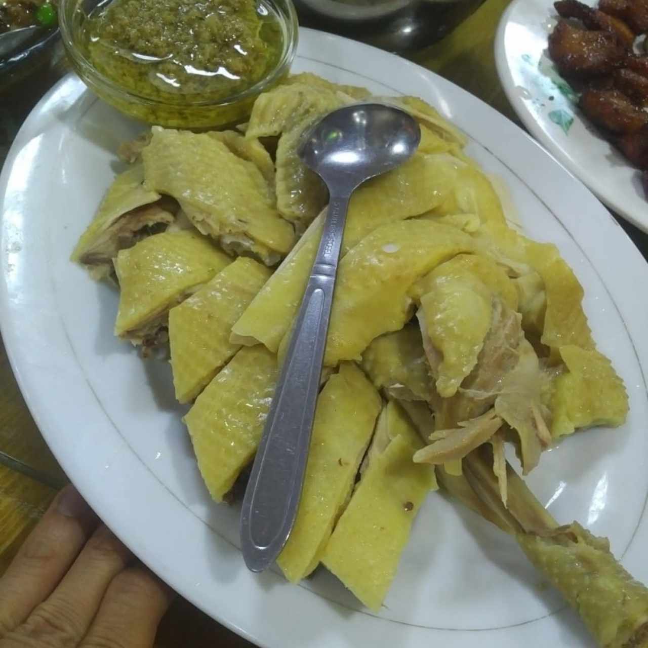 pollo al baño María 