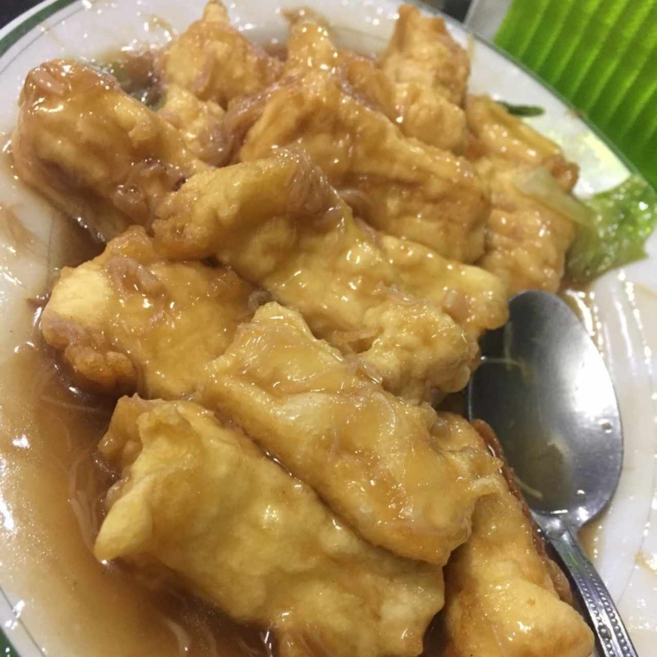 Tofu con conchuela