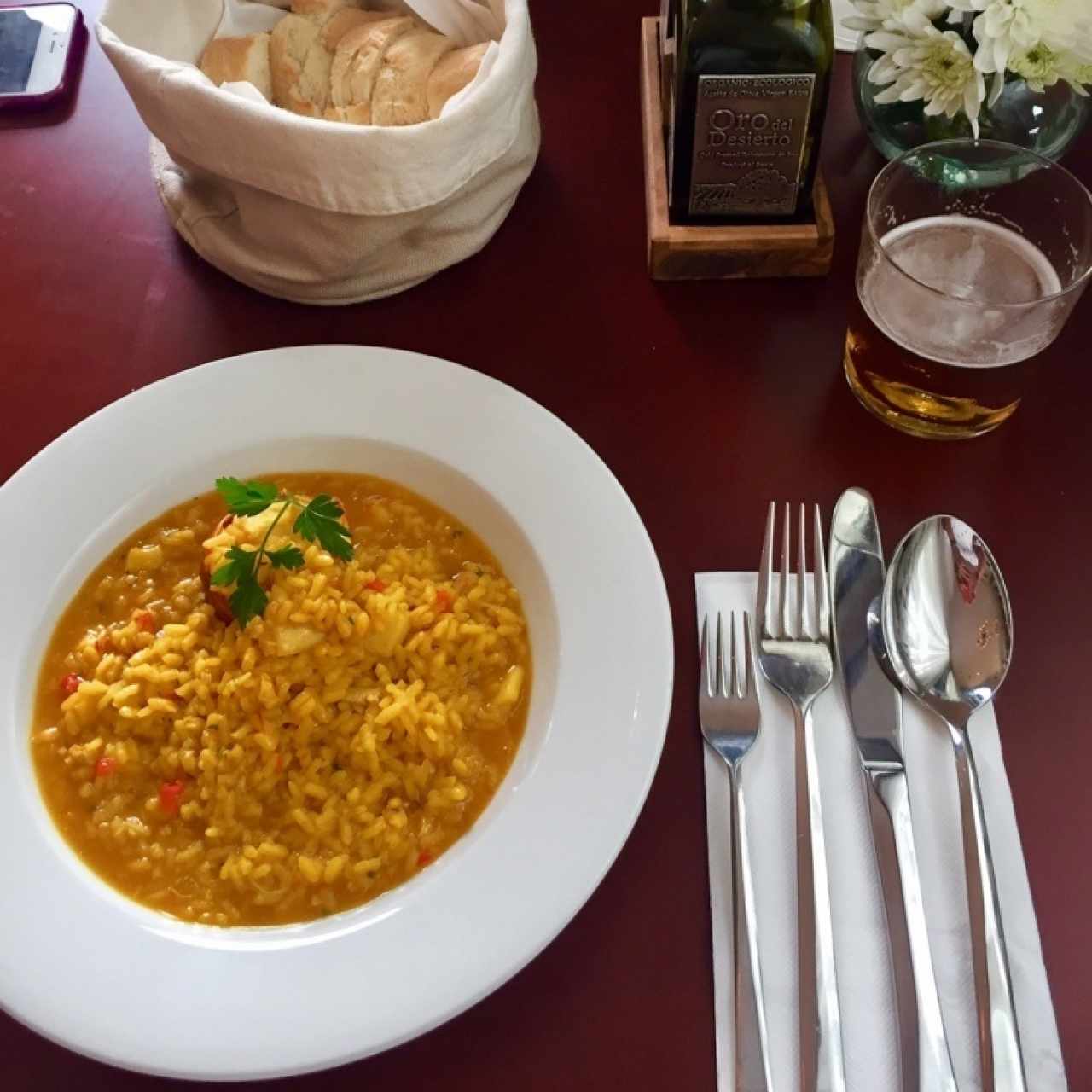 arroz meloso con langosta 😍esta de muerte se lo recomindo  