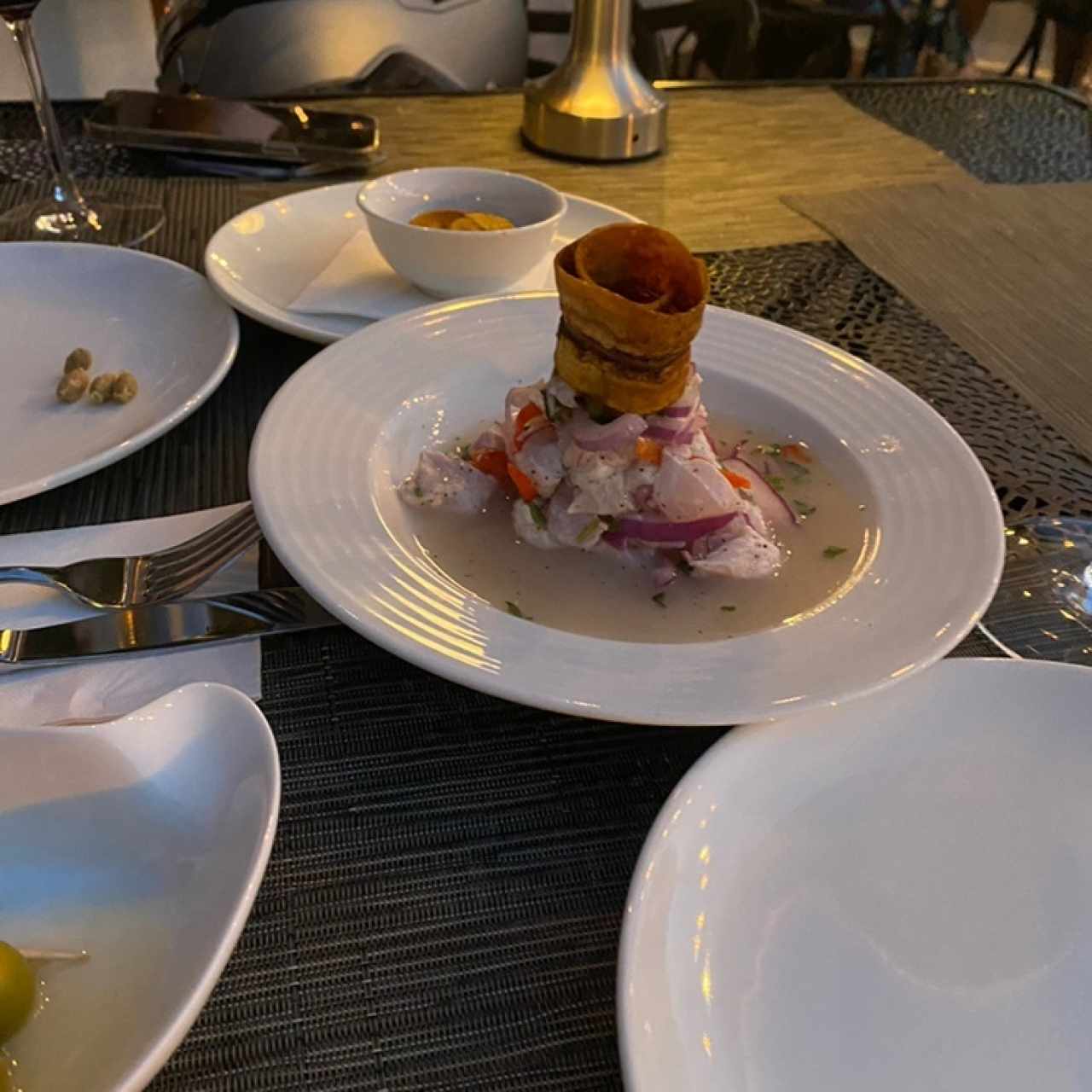 ceviche de Corvina 