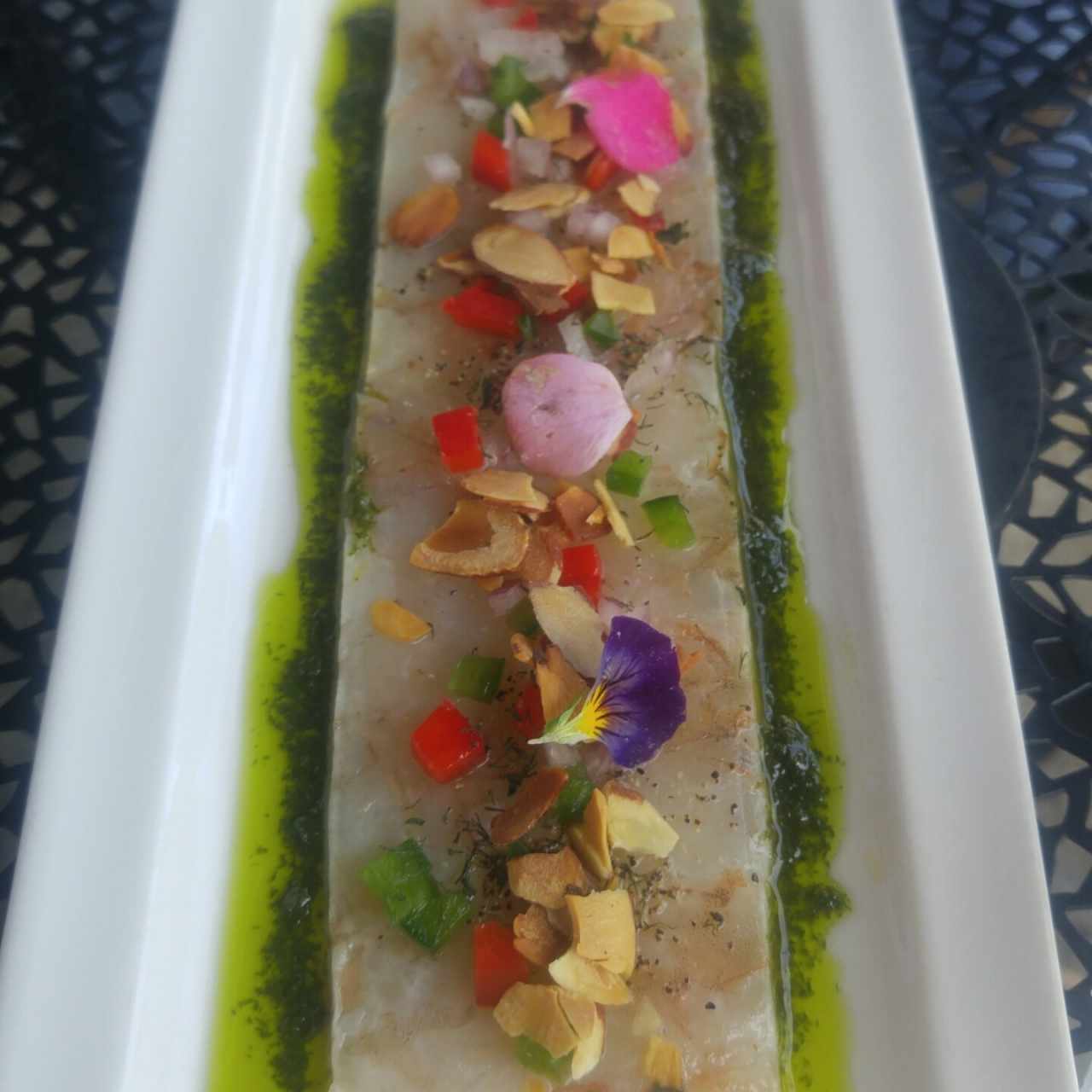 Tiradito de camaron