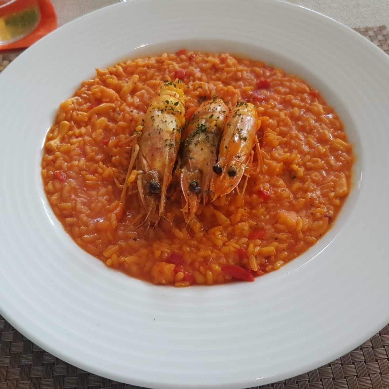 arroz con langostinos