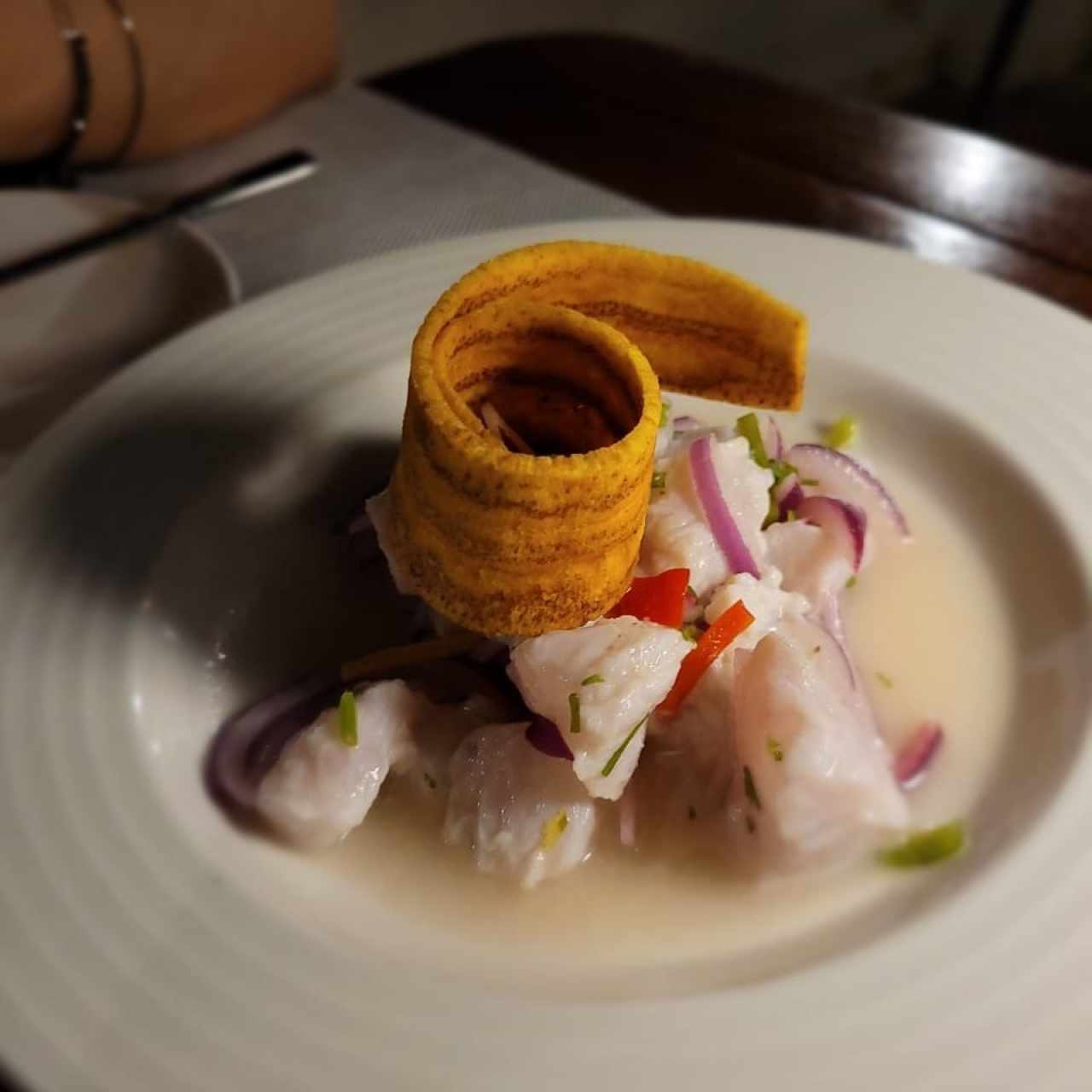 ceviche de curbina 