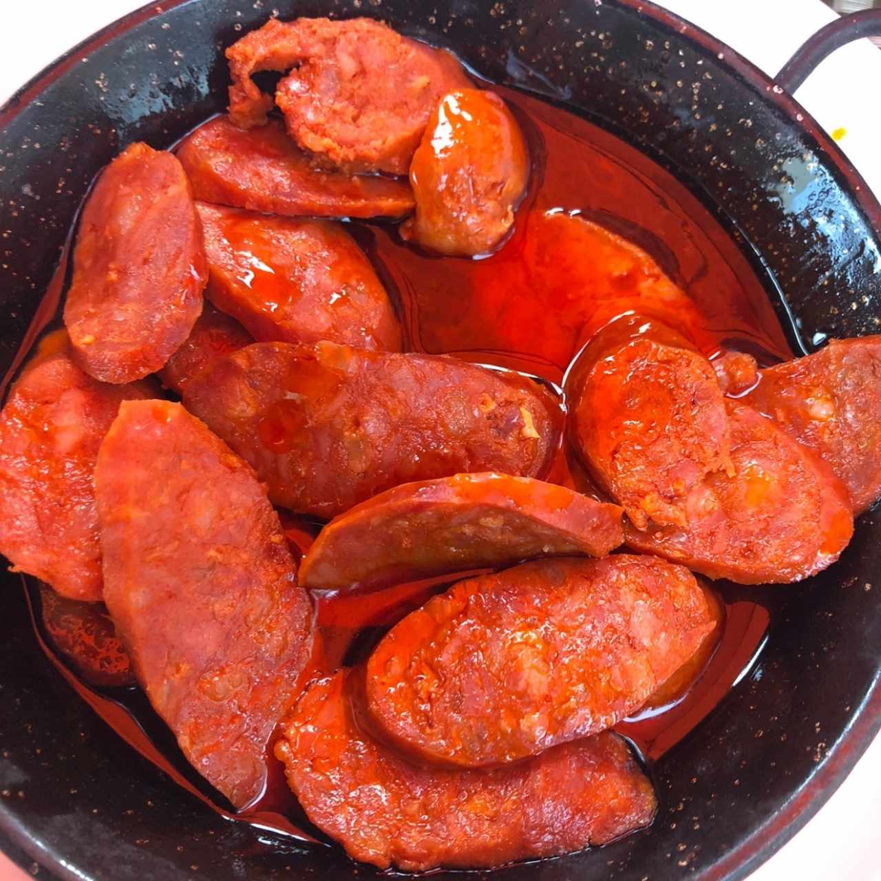 Chorizo a la cidra