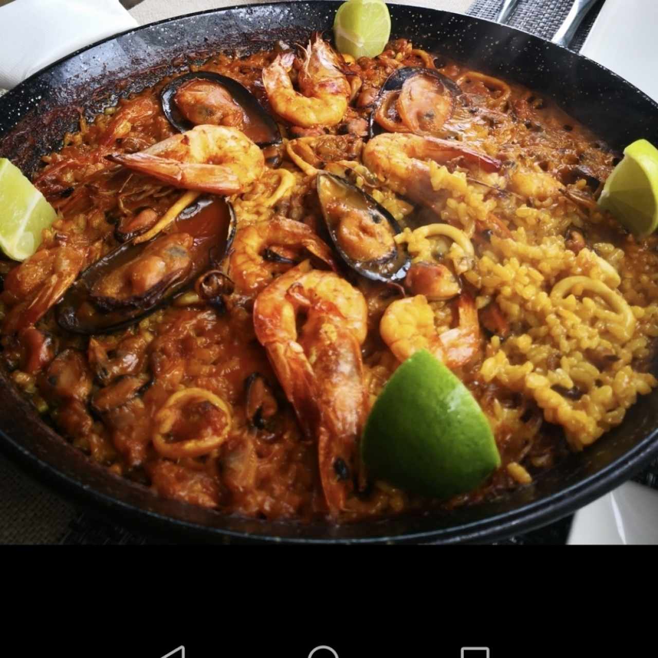 paella de mariscos