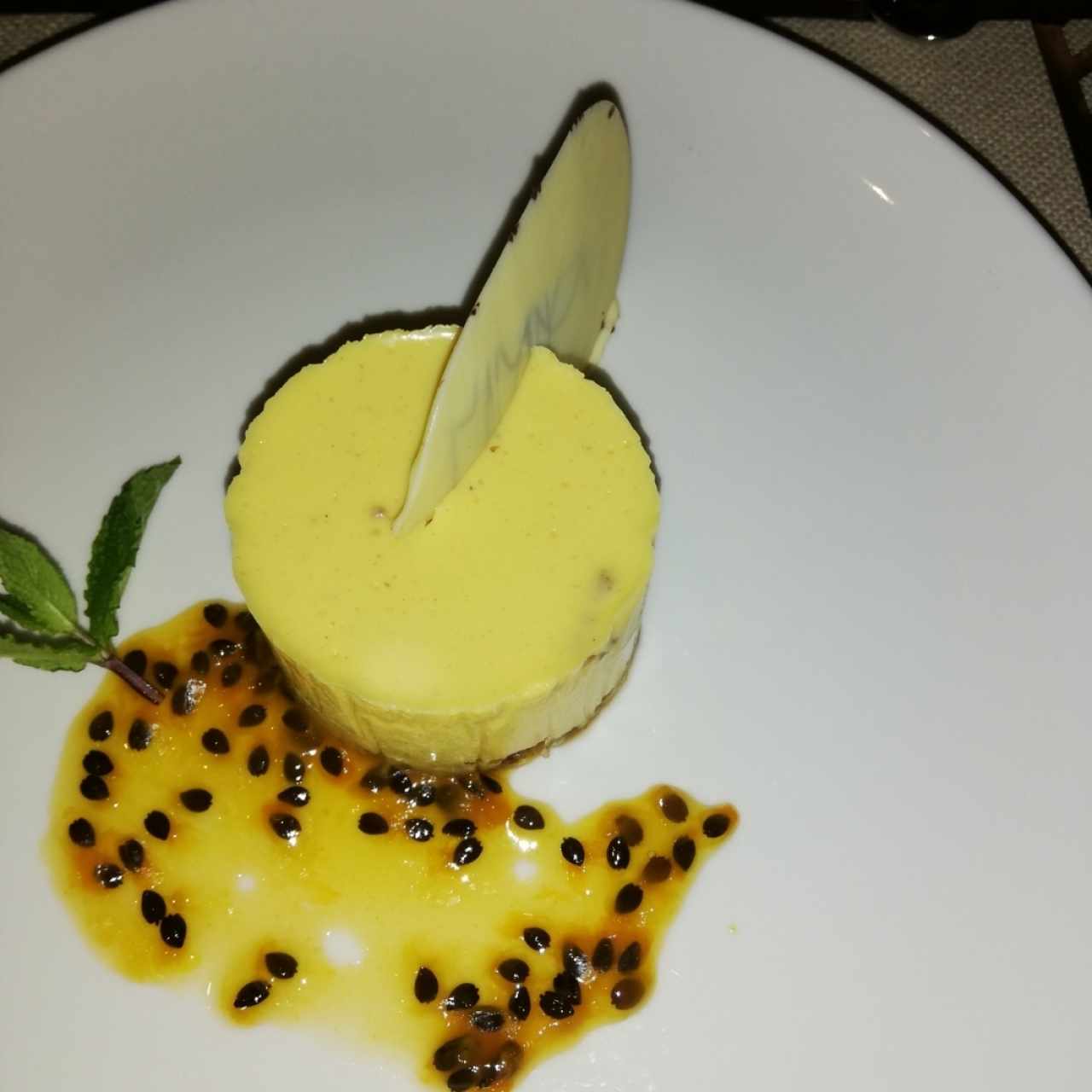 panacotta de maracuya