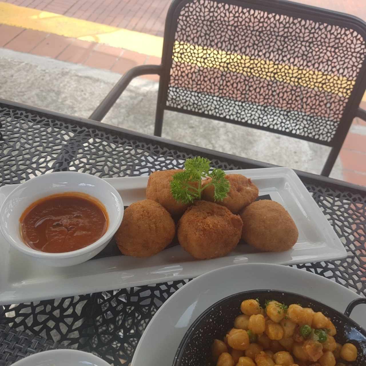 croquetas de queso con jamón ibéricos