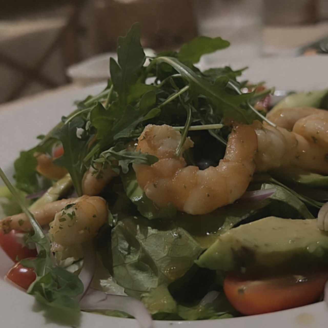 Ensalada CASCOMAR con Gambas