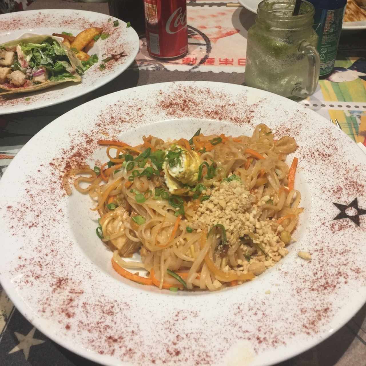 Pad thai de pollo