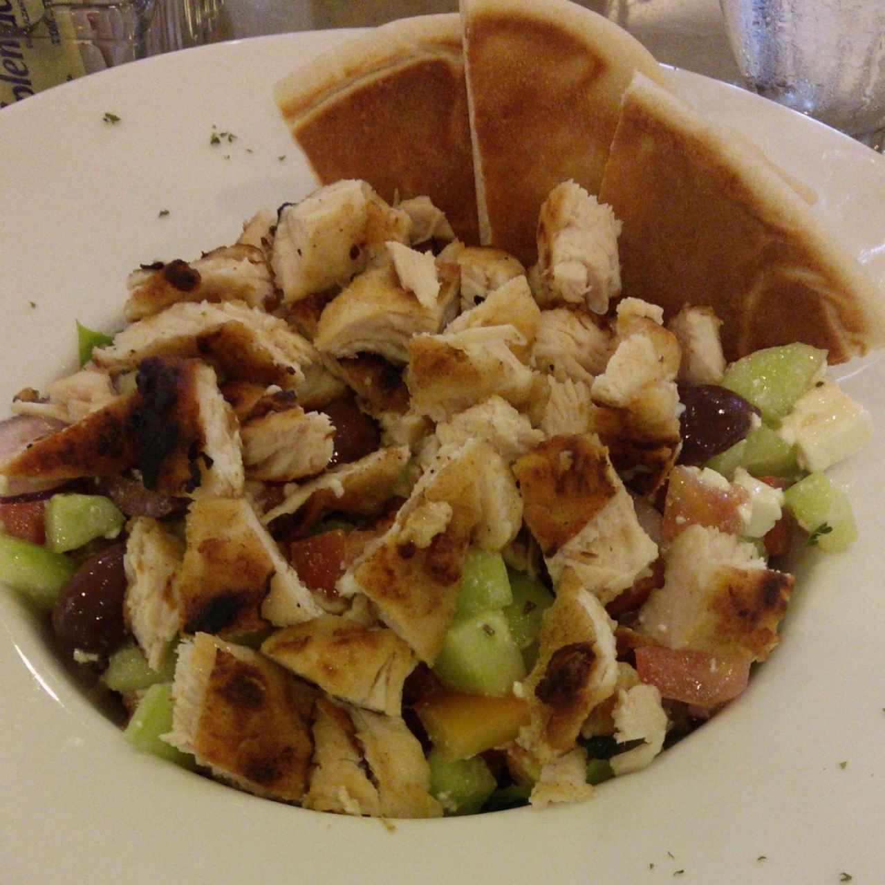 Ensalada de Cranberry con pollo