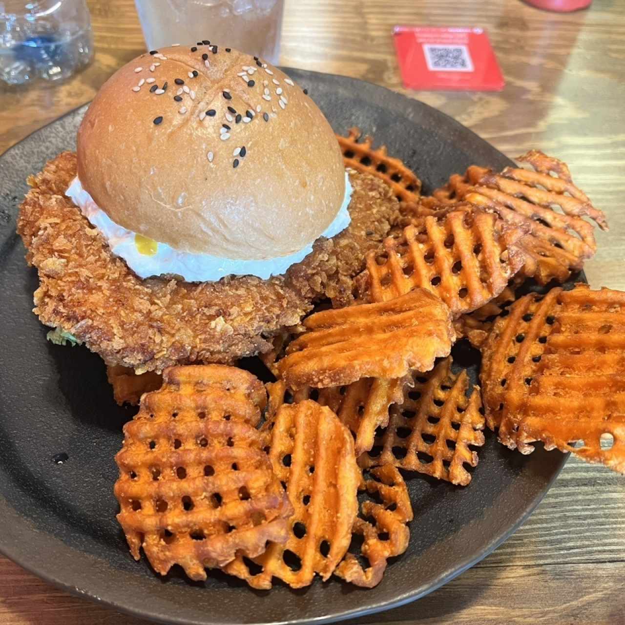 Chicken crispy burger