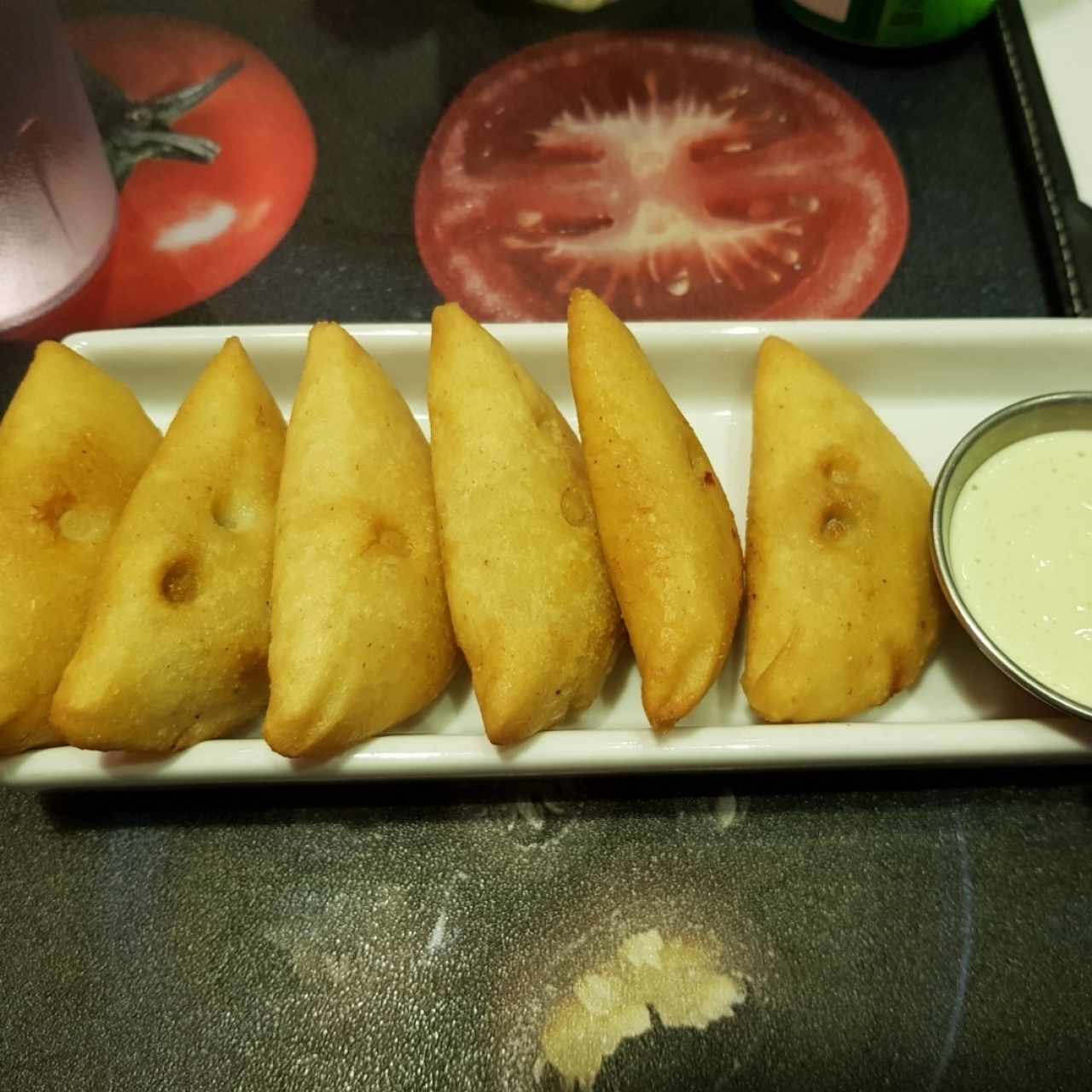 Empanadas de entradas.