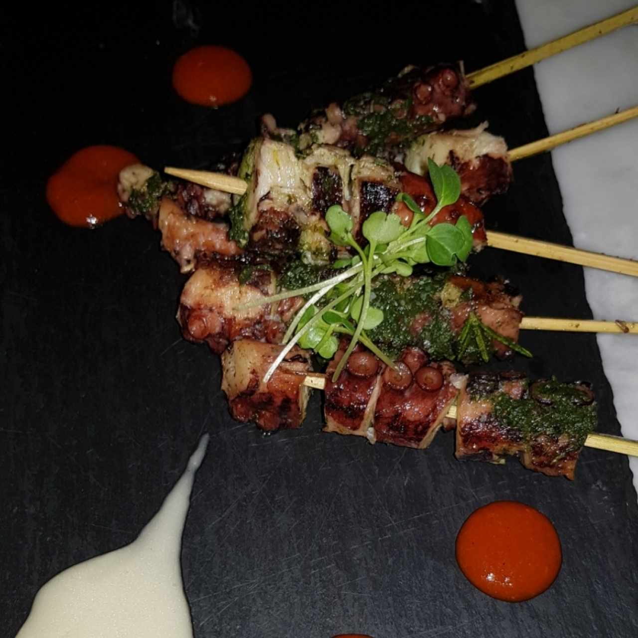 Pinchos de Pulpo