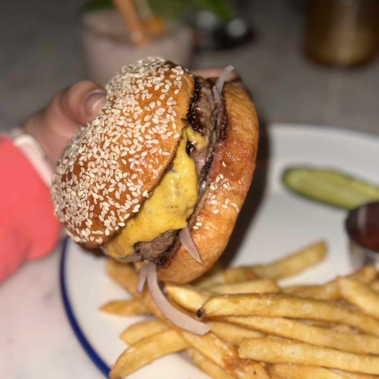 Tavern Style burger