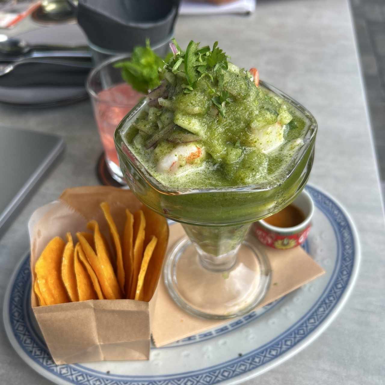 Ceviche de camarones