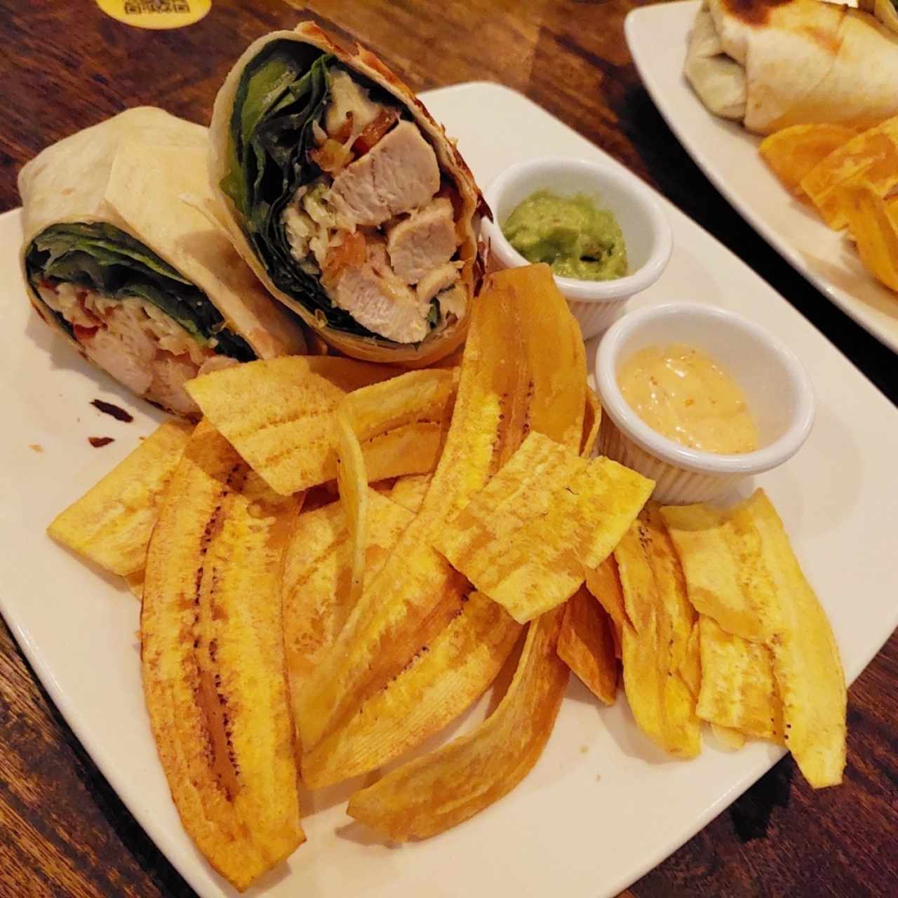 wrap de pollo