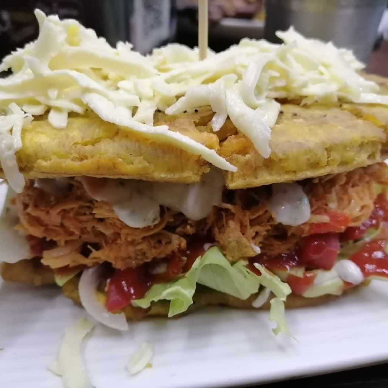 Sándwich de patacón 