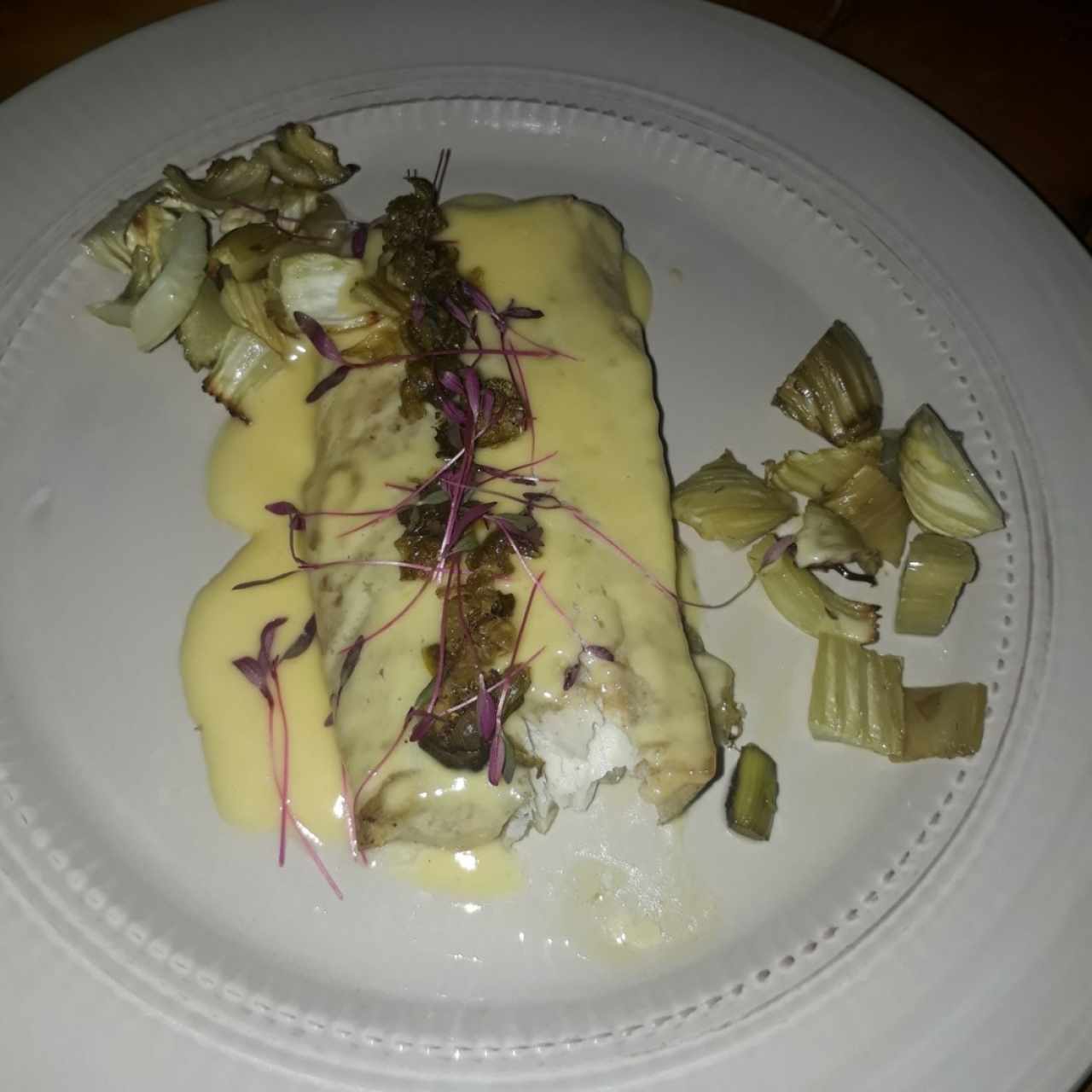 Corvina en salsa de limón