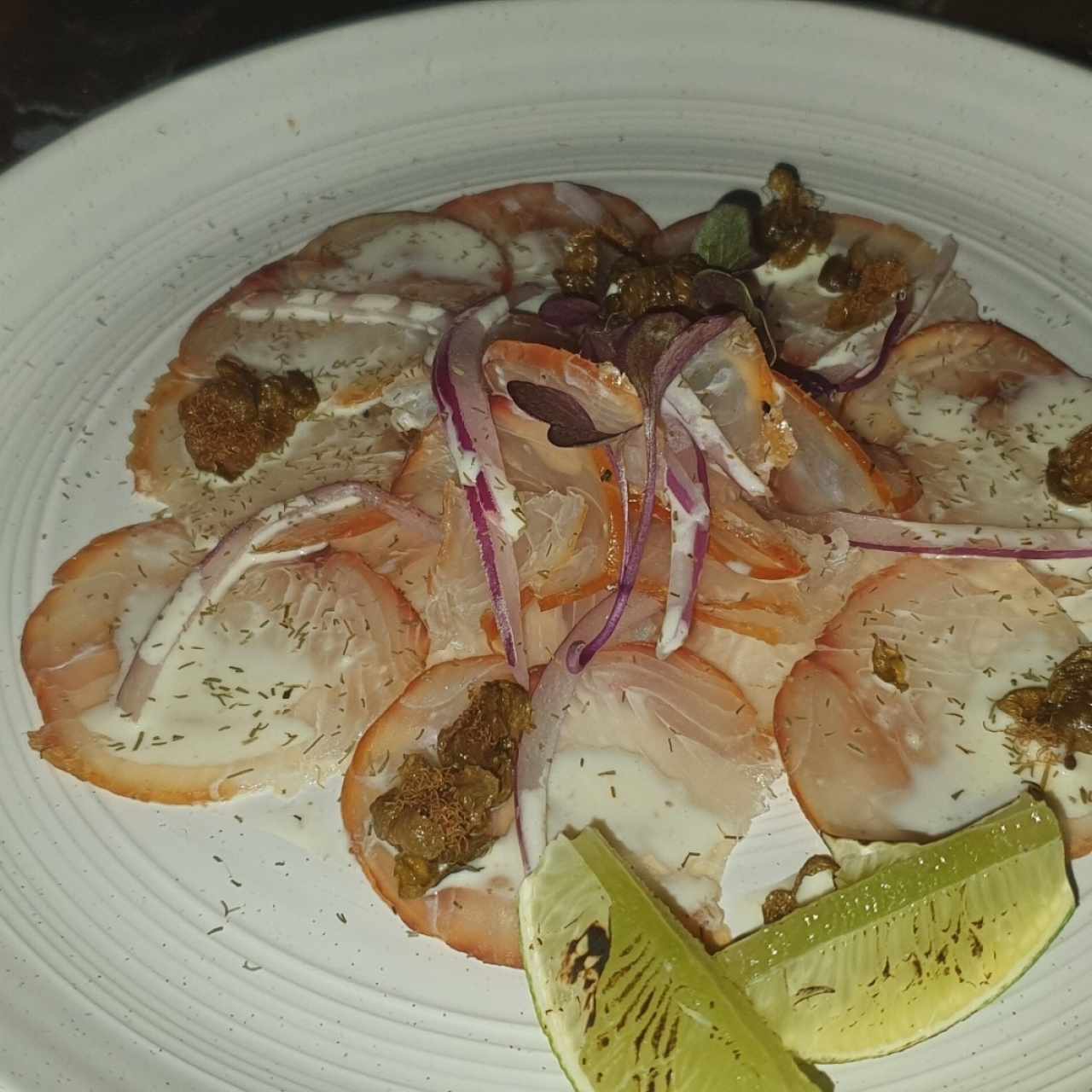 Carpaccio de Pescado Ahumado