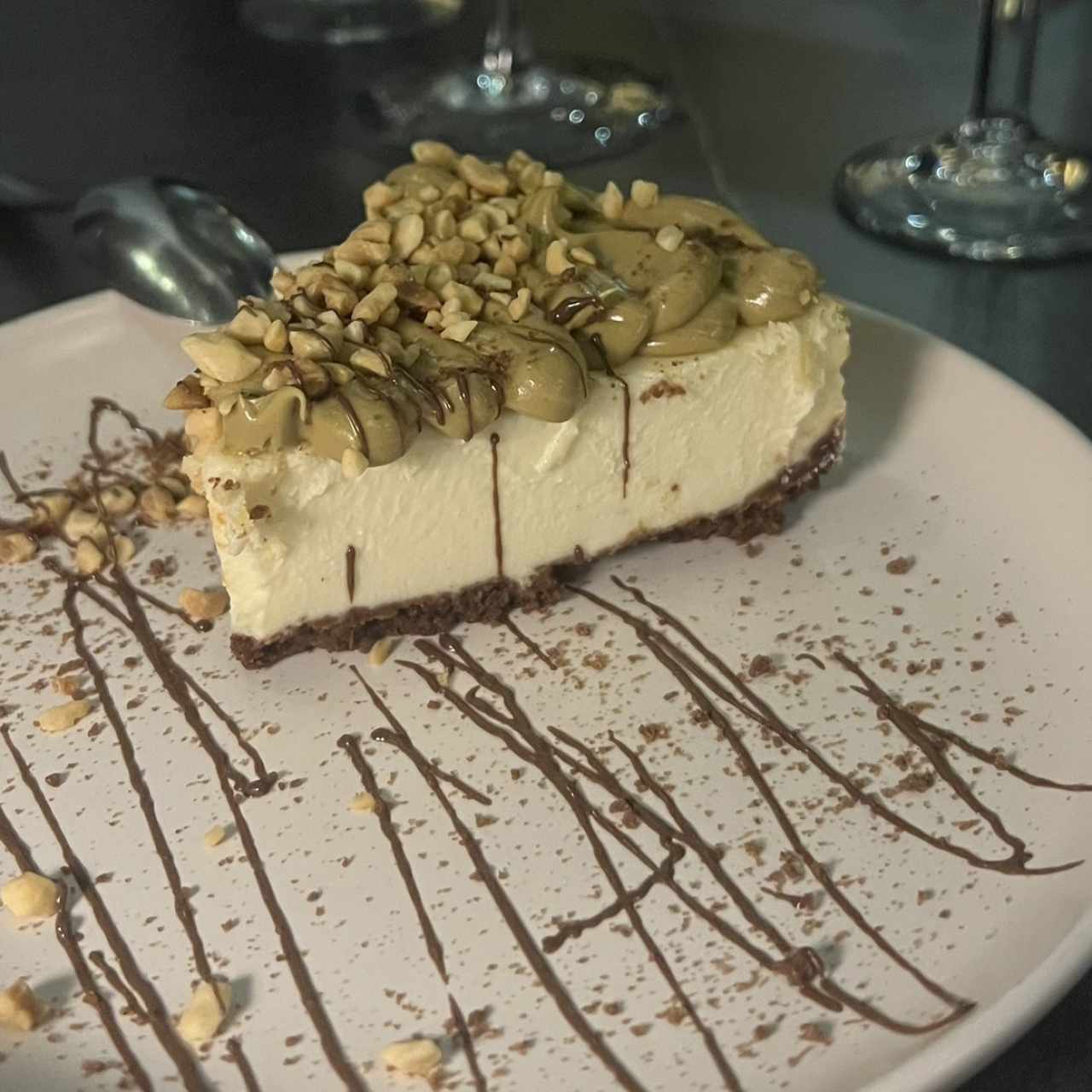 Cheesecake With Pistachio cream