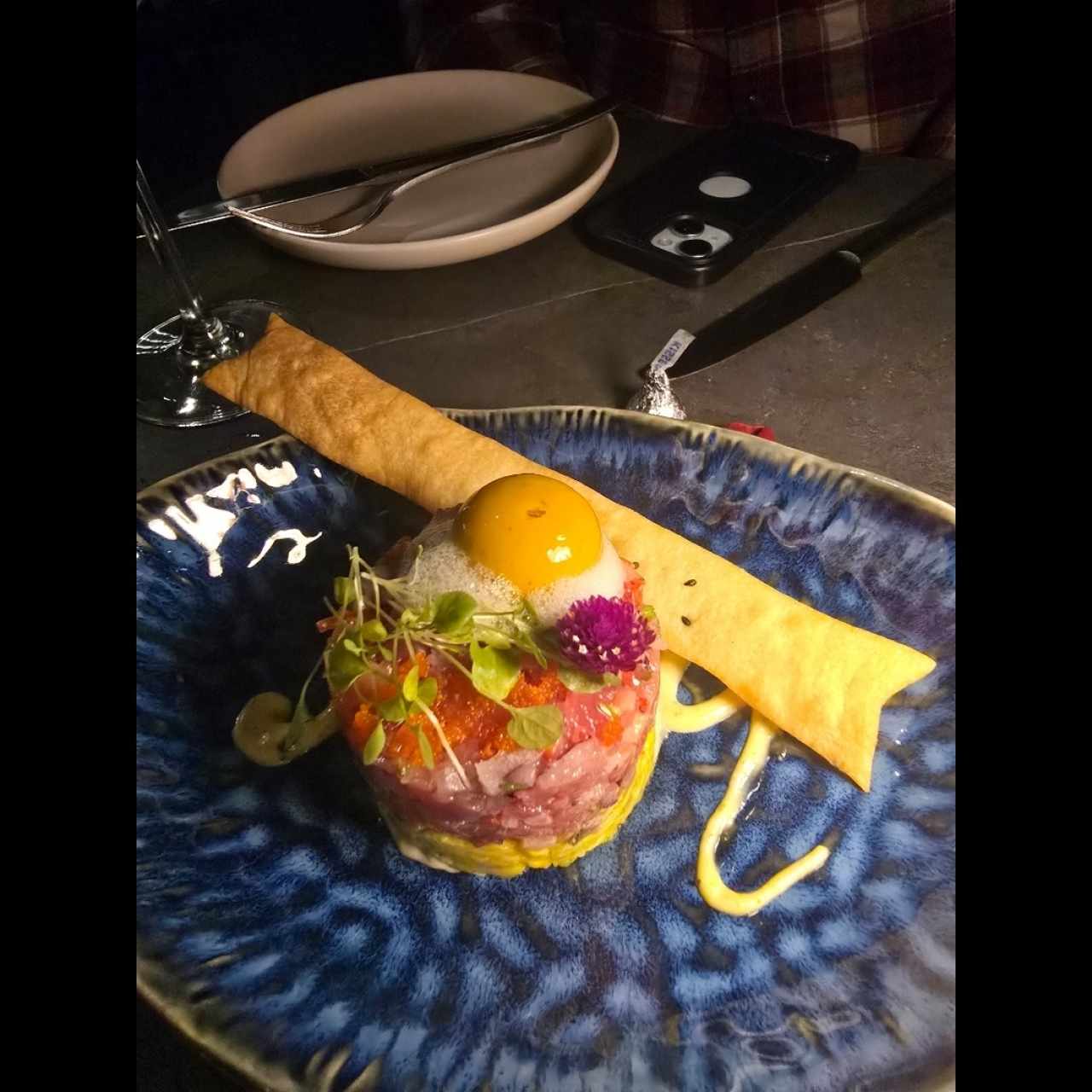 tártara de salmón 