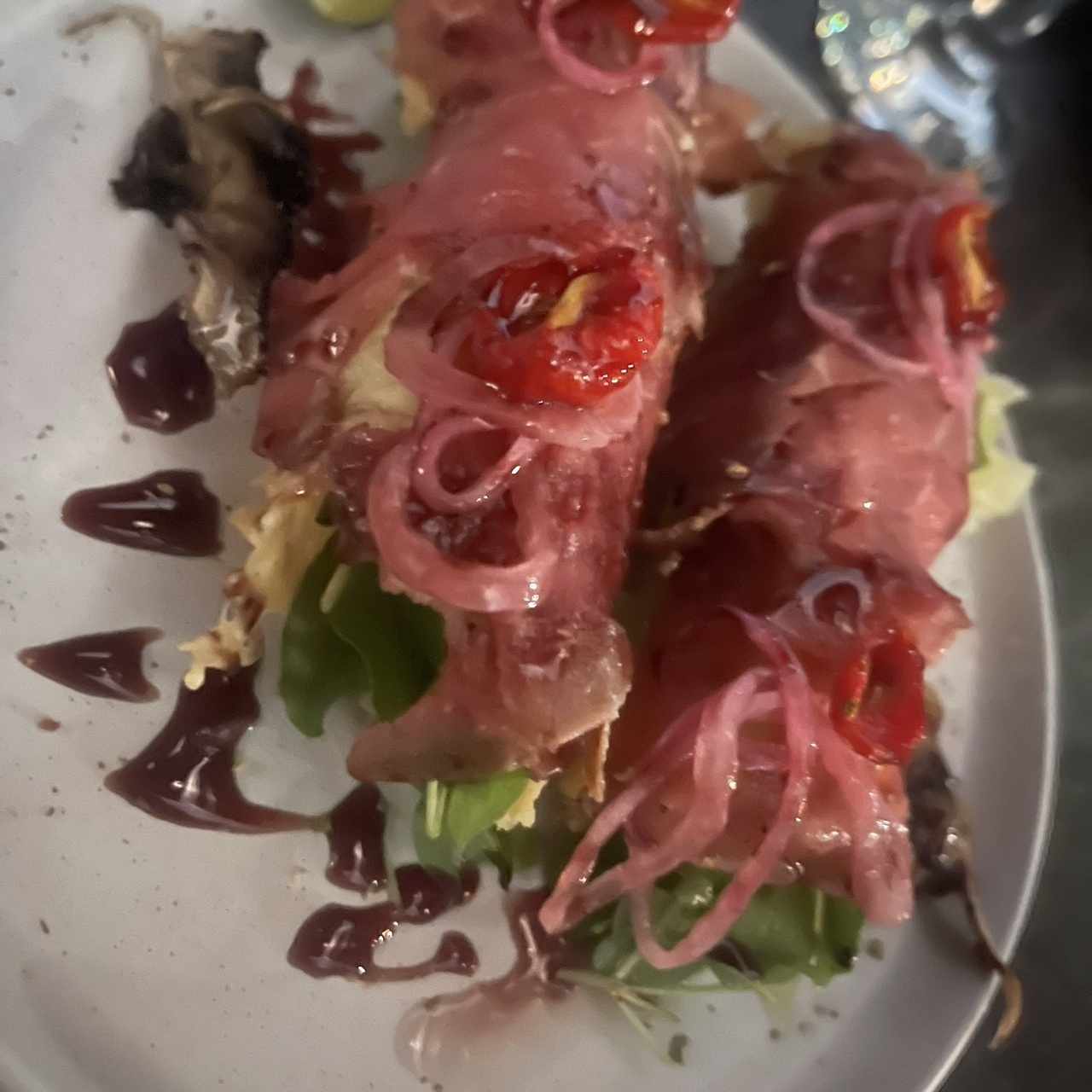 Carpaccio de res