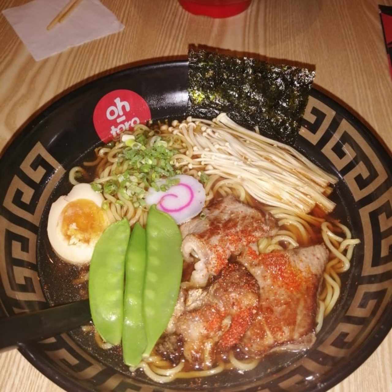 Soyu beef ramen