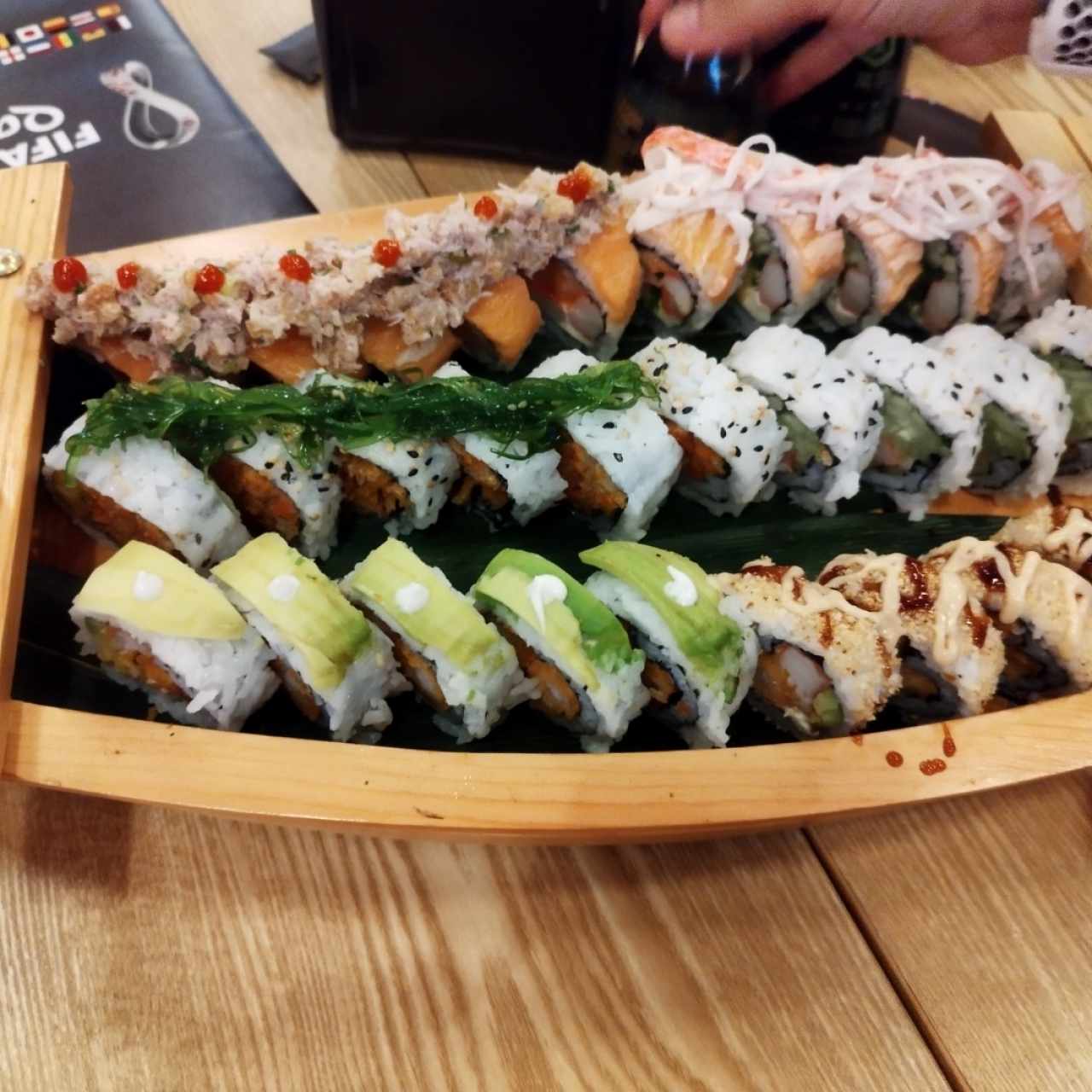 Barquito de sushiiiii demasiado bueno