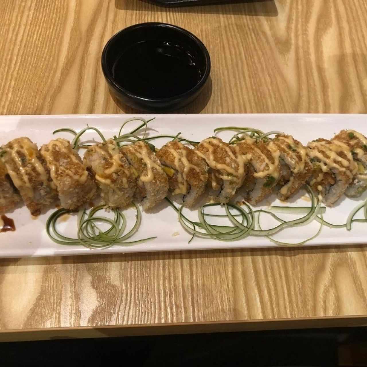 Ebi crunchy roll