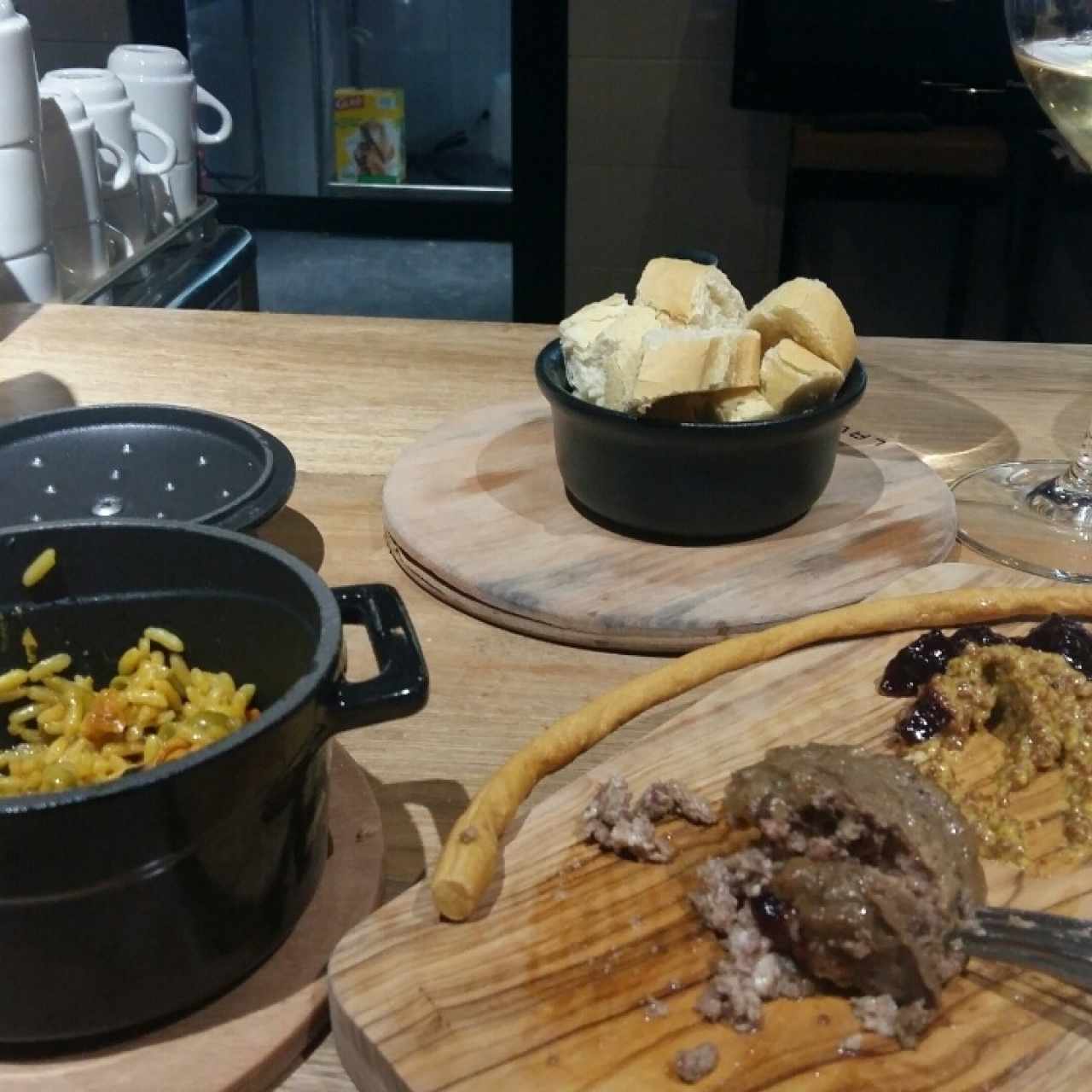 paella y pate