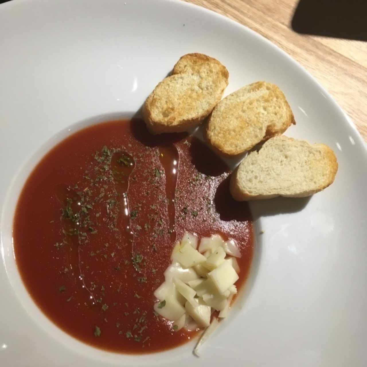 sopa de tomate